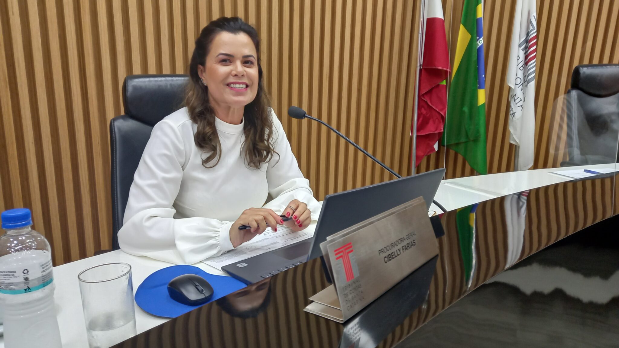 Cibelly Farias Participa De Sua Ltima Sess O Do Pleno Do Tce Sc Como